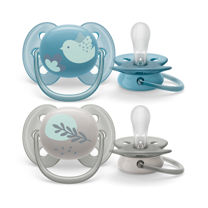 Philips Avent Ultra Soft duda varalica 6-18m, dječak, 2kom, SCF091/15