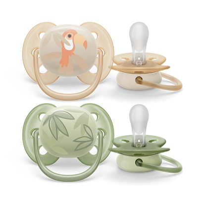 Philips Avent Ultra Soft duda varalica 0-6m, dječak, 2kom, SCF091/07