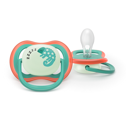 AVENT SCF376/28 TOLAŽILNA DUDA - SILIKON ULTRA AIR NOČNA 6-18M, M, 2/1