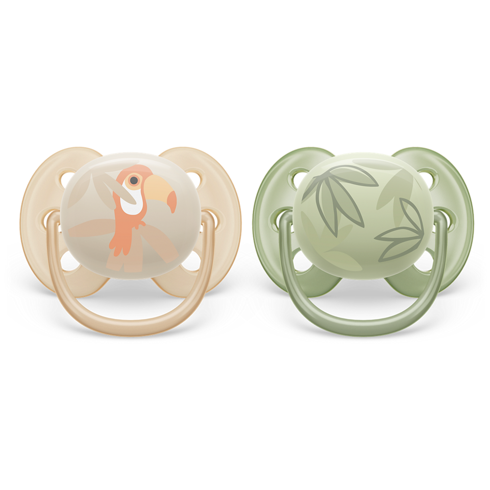 Philips Avent Ultra Soft duda varalica 0-6m, dječak, 2kom, SCF091/07