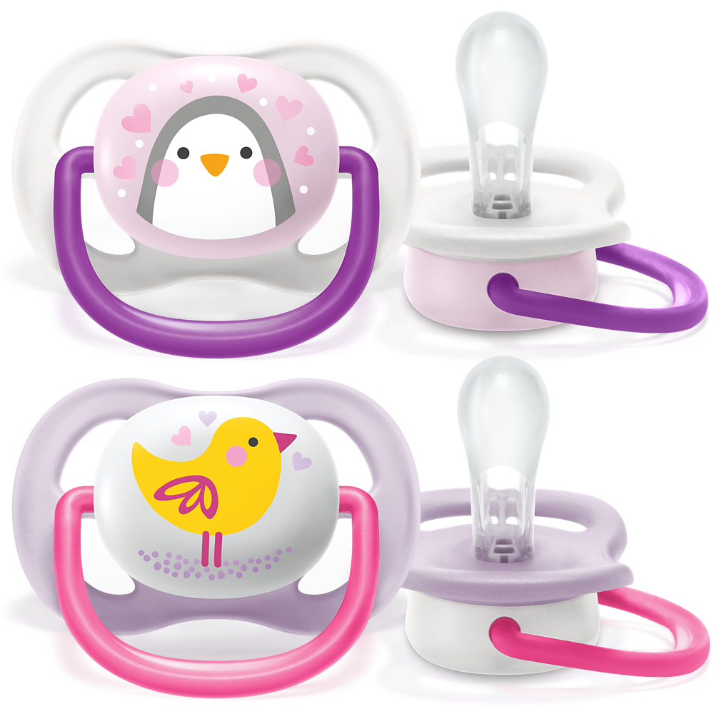 Philips Avent Ultra Air Collection duda varalica 0-6m, djevojčica, 2kom, SCF080/06