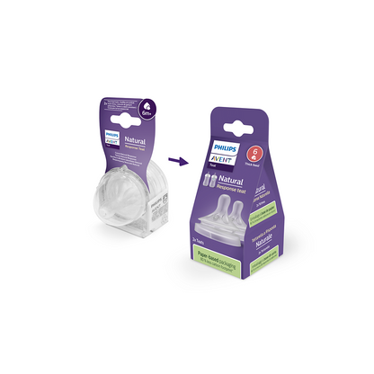 Philips Avent Natural Response sisač 6m+ za gustu hranu, 2kom SCY966/02