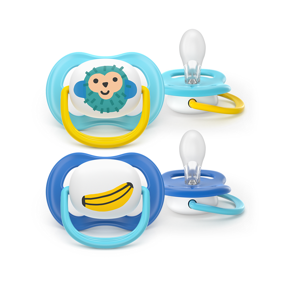 AVENT SCF080/26 TOLAŽILNA DUDA - SILIKON ULTRA AIR COLLECTION 6-18M, M, 2/1