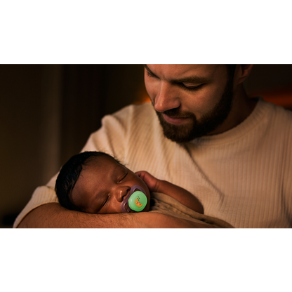 Philips Avent Ultra Start noćna duda varalica, 0-2m, djevojčica, 2kom, SCF075/07