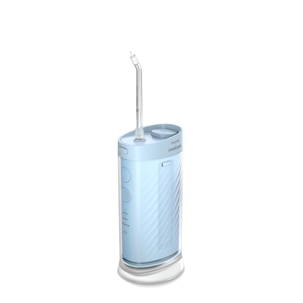 Philips Sonicare Compact Flosser 1000 + Električna četkica za zube Sonicare serije 5300 HX3334/43