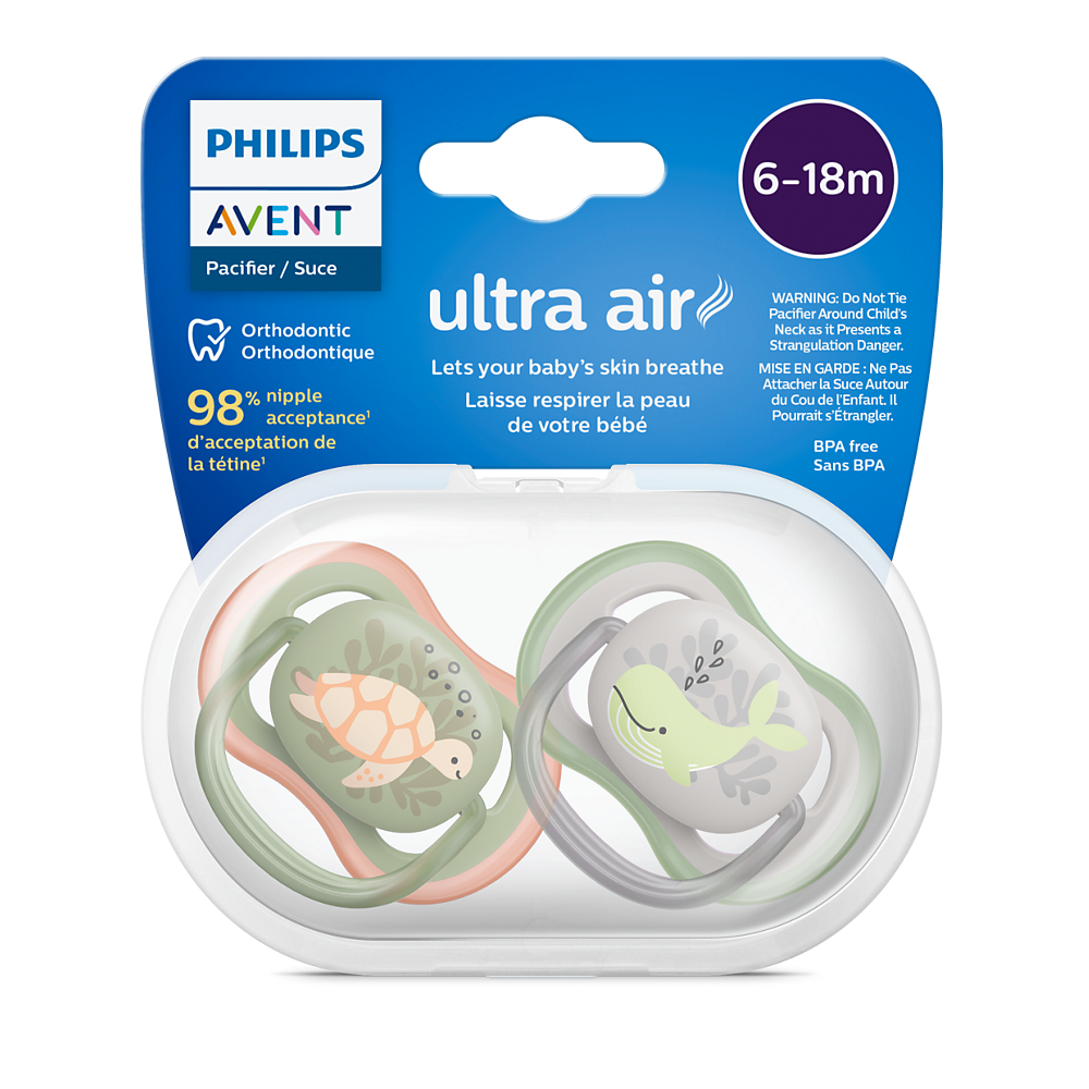 Philips Avent Ultra Air duda varalica 6-18m, dječak, 2kom, SCF085/60