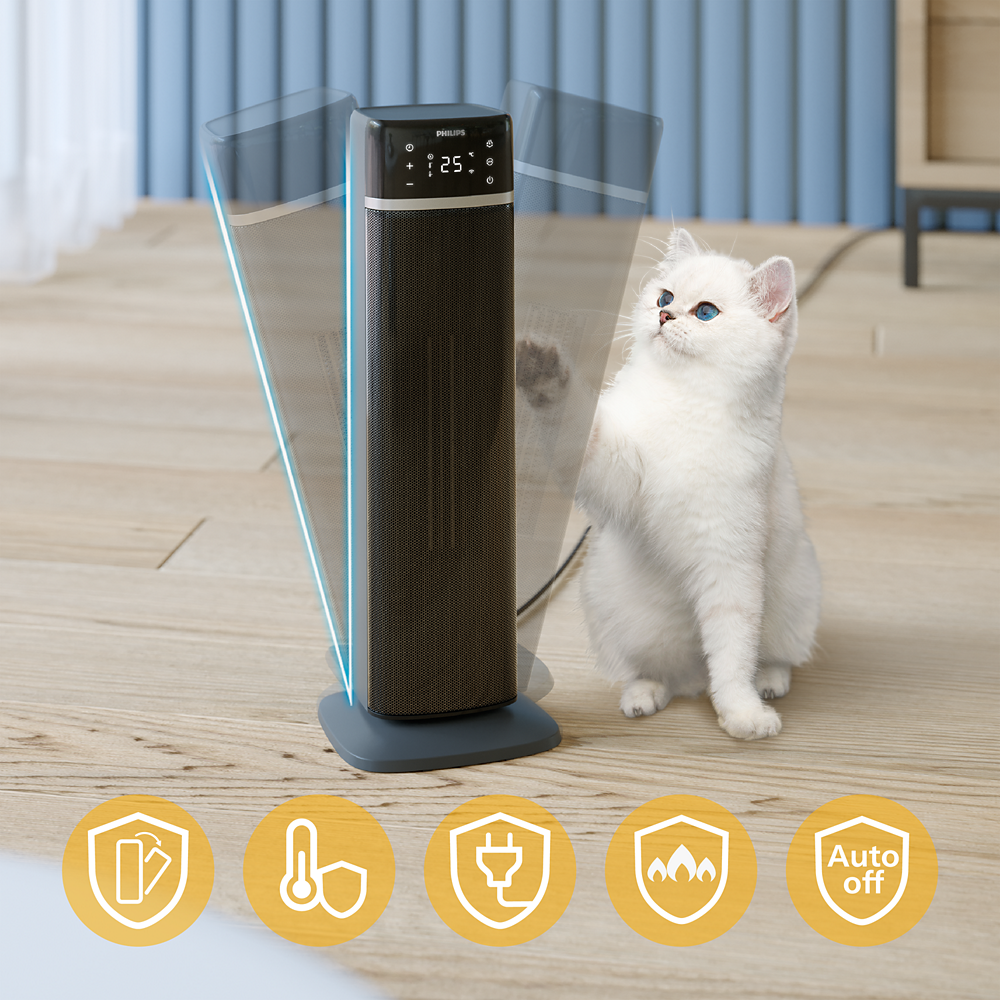 Philips Keramička stupna grijalica CX5120/11 Smart Tower serija 5000