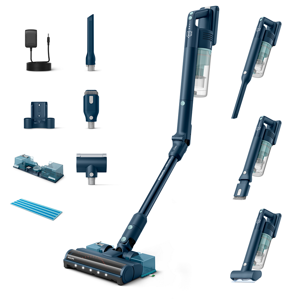 Philips Bežični štapni usisavač Flex XC5244/10 Aqua serija 5000