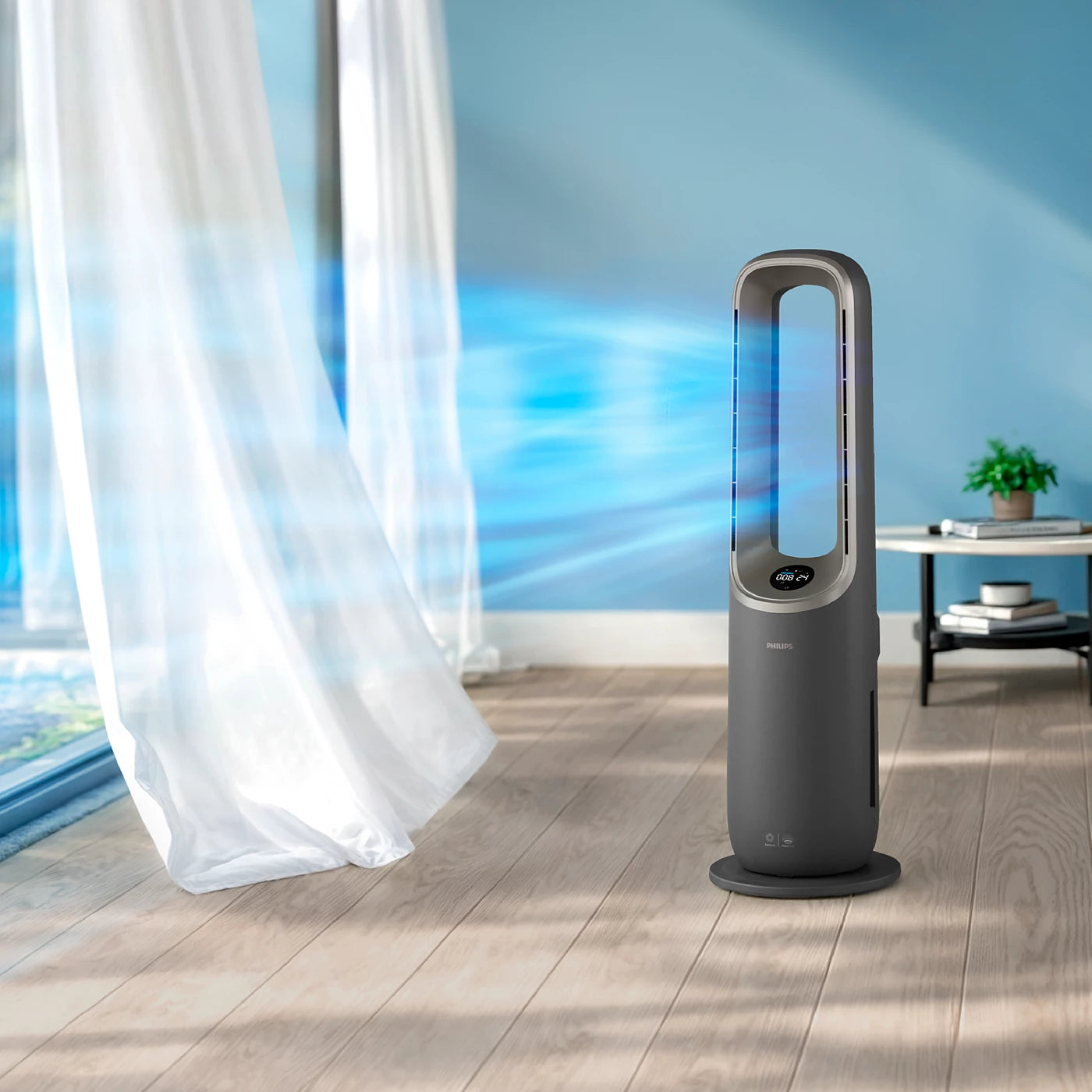 Philips Pametni pročišćivač, ventilator, grijalica i ovlaživač zraka 4-v-1 AMF970/10 Air Performer serija 9000