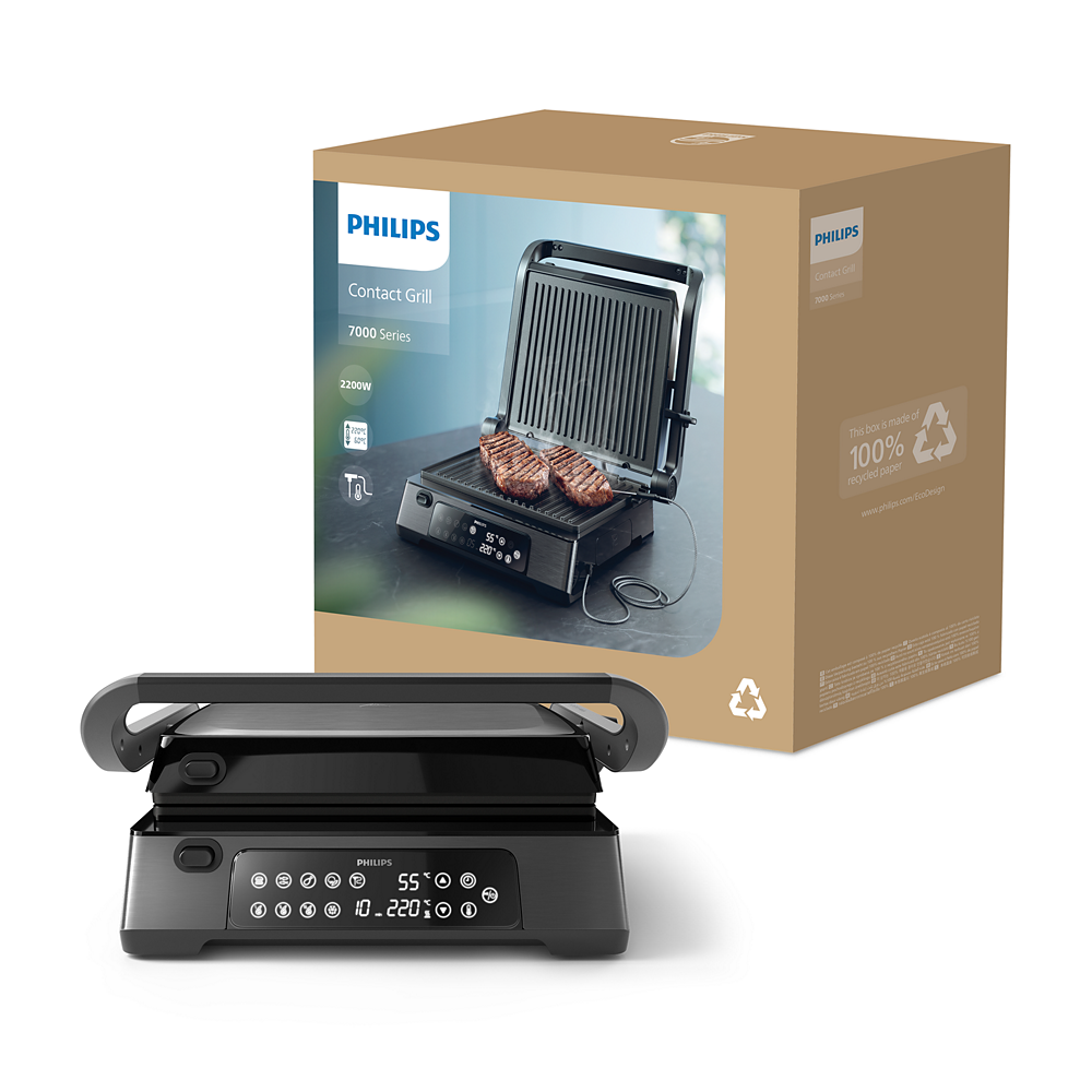 Philips Preklopni roštilj HD6307/70 serija 7000